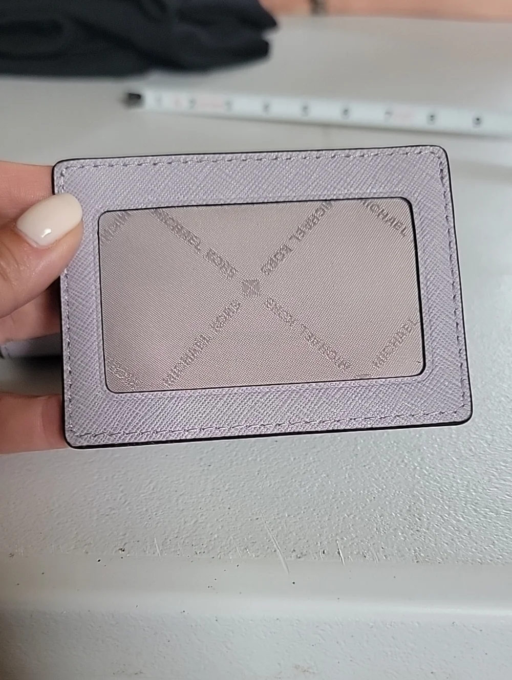 Michael Kors Lilac Saffiano  Card Wallet